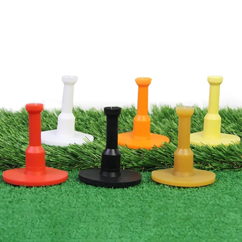 Golf Rubber Tees Golf Opening Rubber Tees Driving Golf Tees Holder for Indoor Outdoor Backyard Home Durable