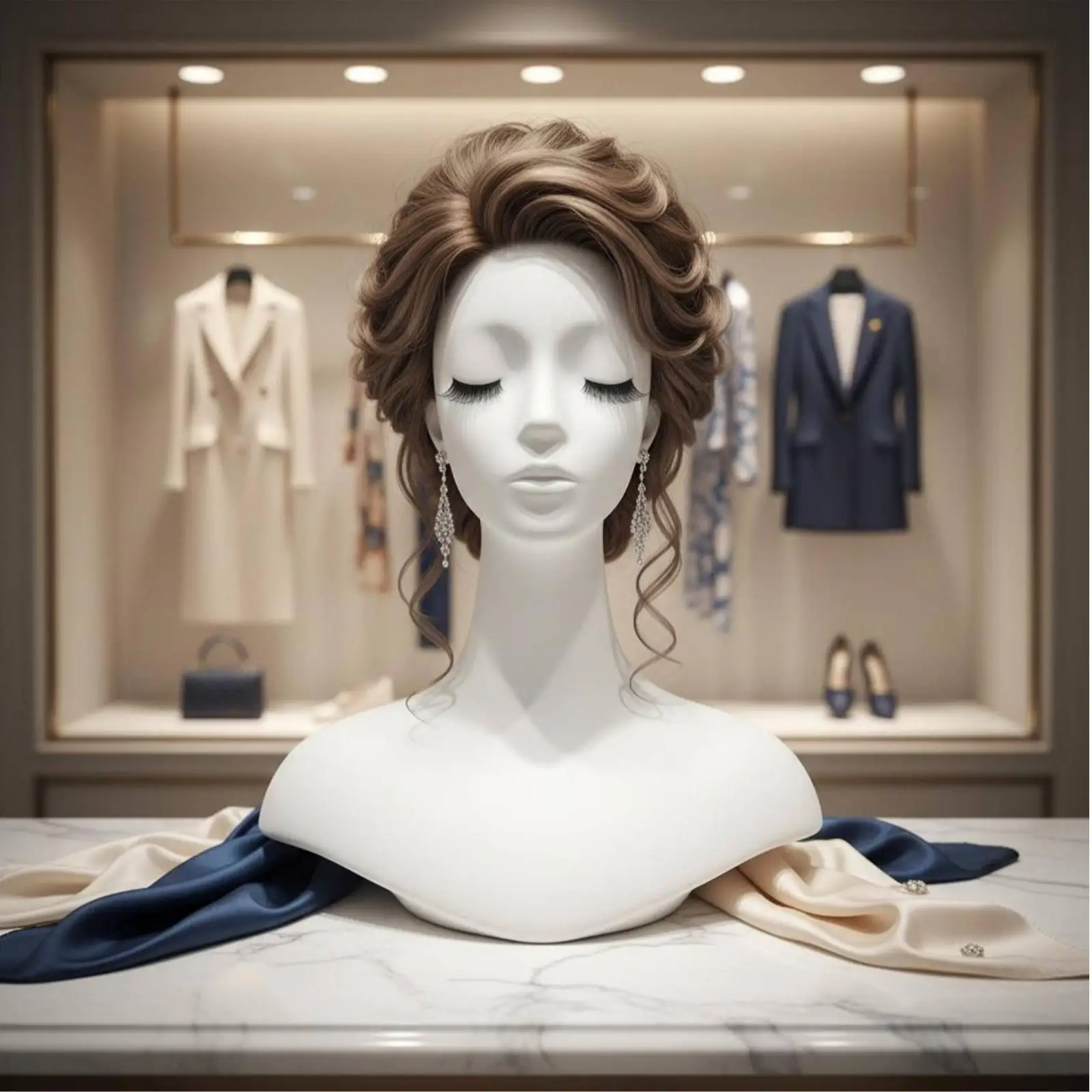 Hairpiece Display Head Lightweight Hat Display Head High Quality