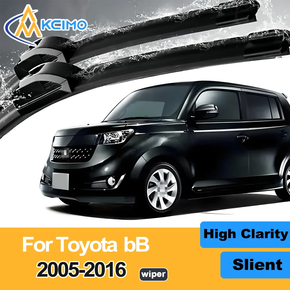 

KCIMO New 2PCS Wiper Blades for Toyota bB QNC20 2005-2016 Daihatsu Coo (in Japan and Taiwan) Daihatsu Materia Subaru Dex Front