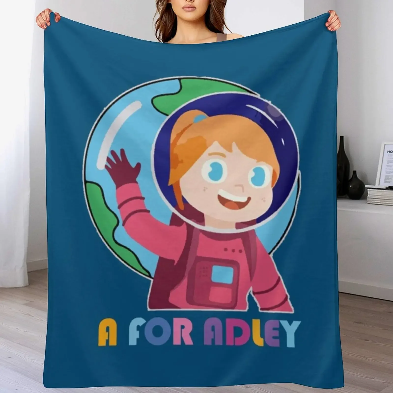 

A For Adley Kids Throw Blanket warm for winter Custom valentine gift ideas Warm Blankets