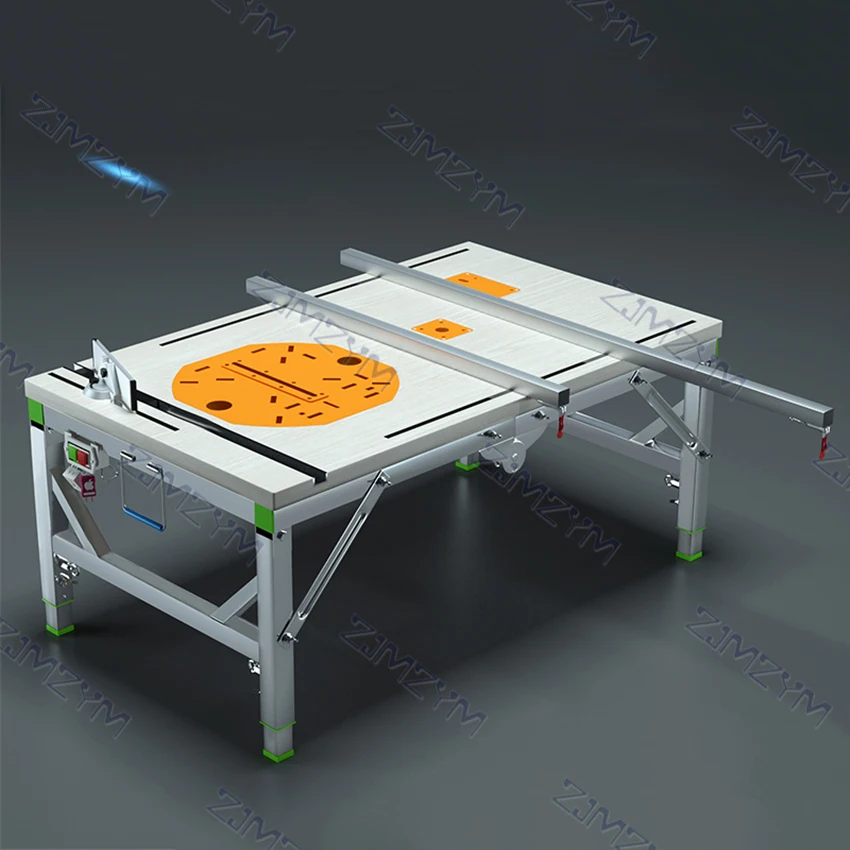 Établi de travail de calcul multifonctionnel, table de scie de travail de calcul, table de scie de levage pliante portable, décoration de bricolage