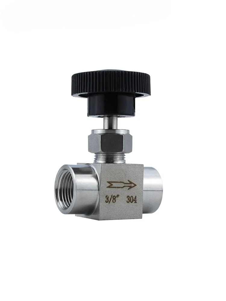 

5pcs 304 stainless steel needle valve 2 points imitation American inner wire instrument flow control valve 3 points