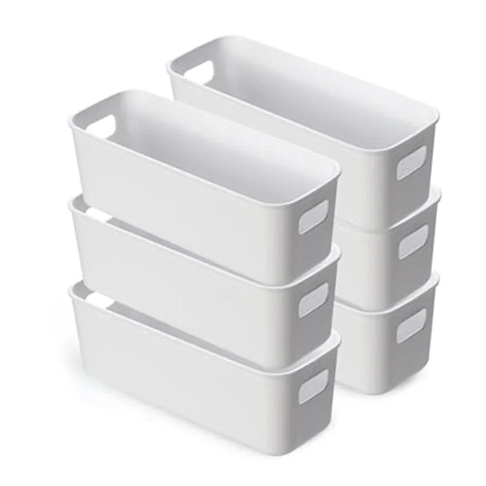 Multi-Purpose Boxes Stackable Storage Boxes Organizational Solutions 24 X 18 X 9 Cm Compact Storage Solution Office Storage
