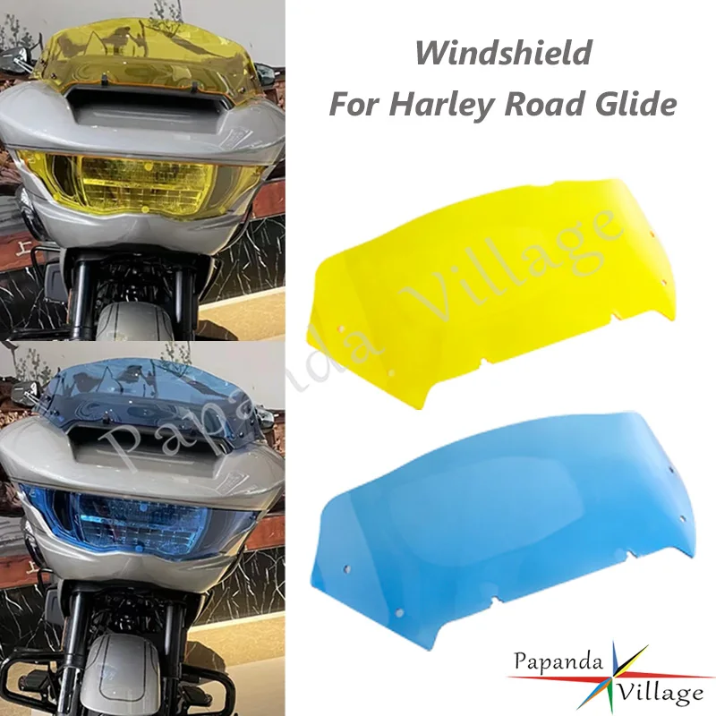 

Мотоциклетные 9-дюймовые лобовые стекла, дефлектор ветрового стекла для Harley CVO Road Glide FLTRXSE 121 2023-позднее FLTRXSTSE 121 2024-позднее