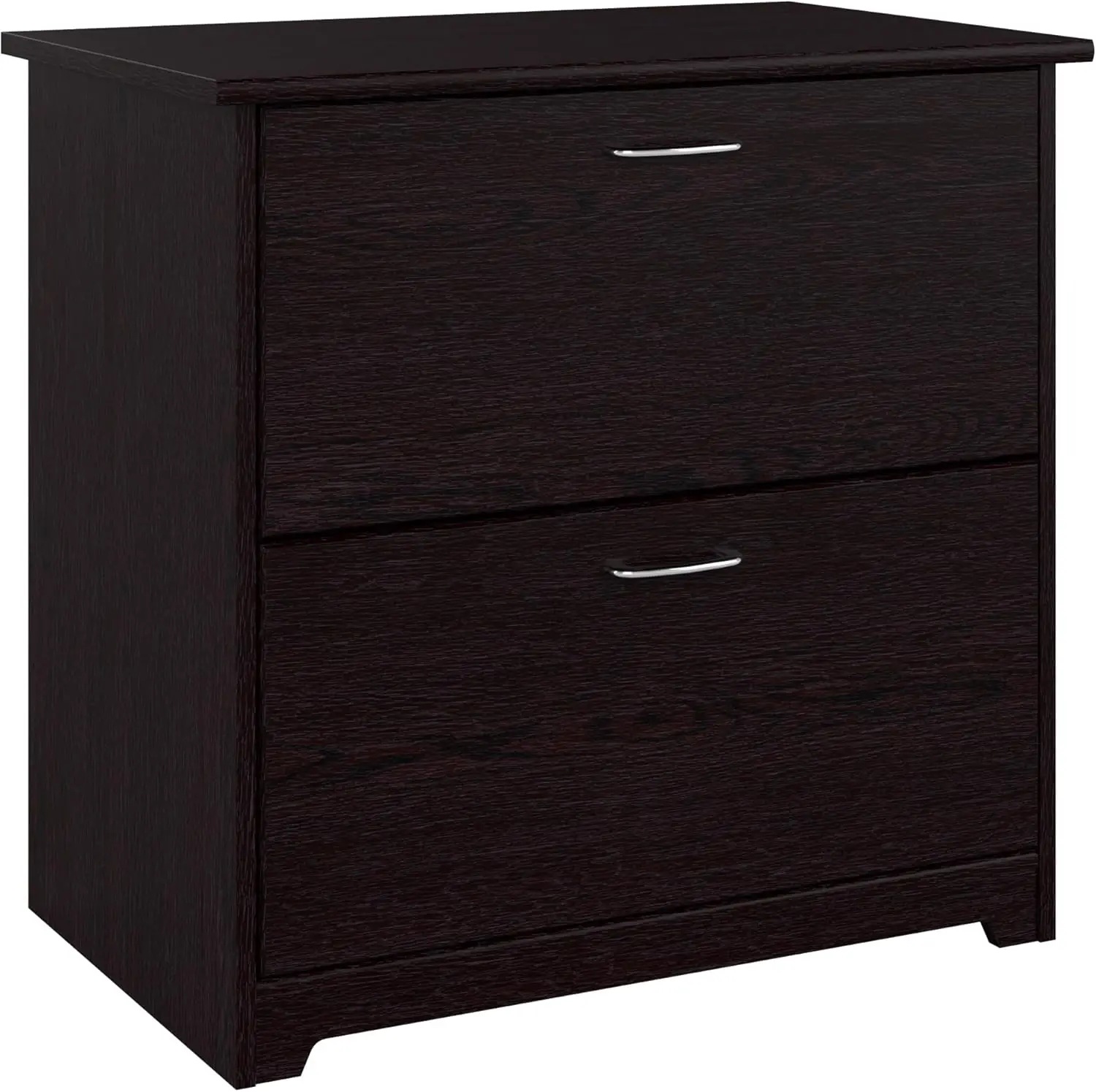 Cabot 2 Drawer Lateral File Cabinet In Espresso Oak, Letter, Legal, And A4-Size Document Storage For Home Office