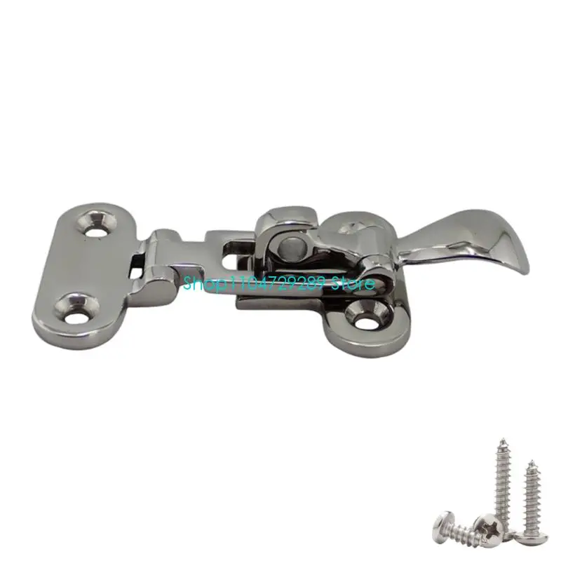 D8KE Deck Lock Down Clamp Steel Draw Latches for Boat Hatches, Doors & Box Lids