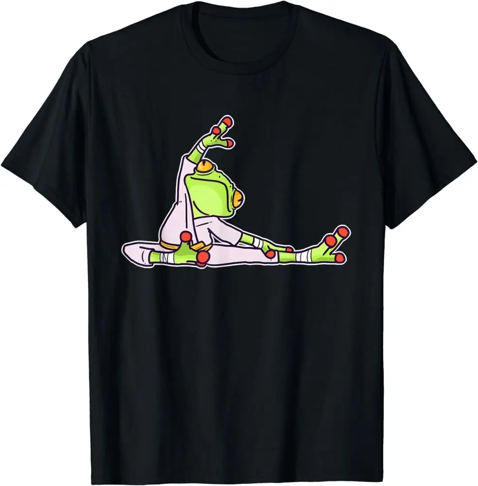 Frog Yoga T shirt Namaste Spiritual Meditation Chakra T-ShirtAnime Pattern Clothing Y2K Summer high quality