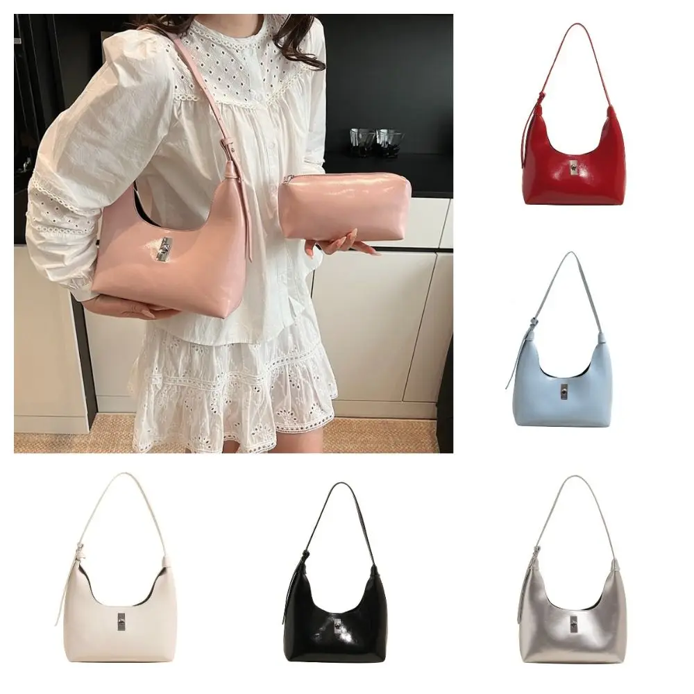 

Портативная кожаная сумка в минималистском стиле в форме полумесяца, мягкая повседневная сумка через плечо в форме полумесяца, сумка-тоут для поездок на работу, сумка-хобо, дорожная сумка