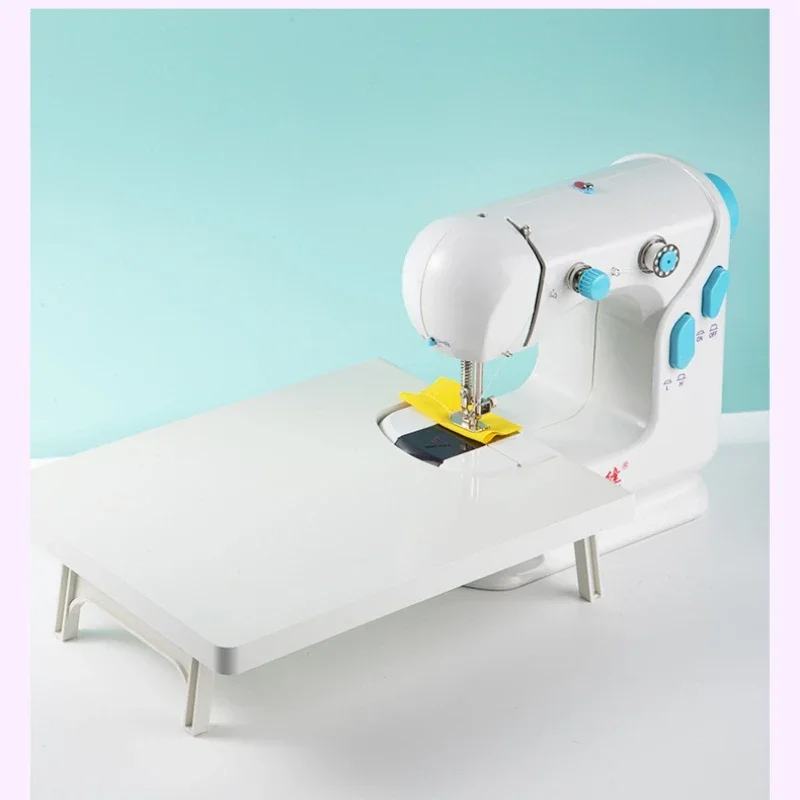 ماكينة خياطة صغيرة محمولة ماكينة خياطة كهربائية متعددة الوظائف ماكينة خياطة كهربائية صغيرة ذات خيط مزدوج للاستخدام المنزلي #5