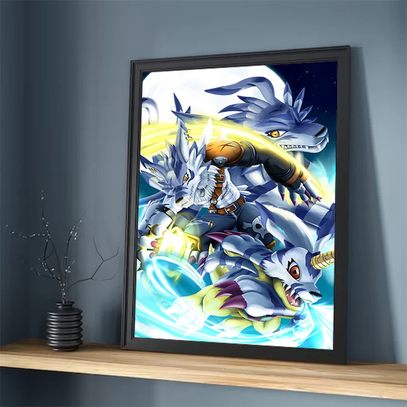 Home Decoration Digimon Decorative Prints Wall Painting on Canvas Decor for Room Paintings for Bedroom Poster Art Decorations