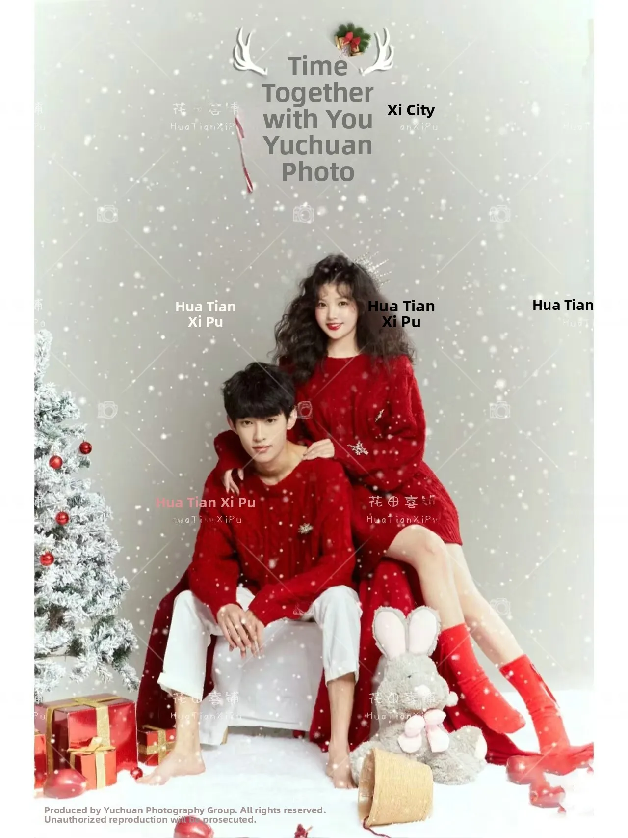 

Красный свитер в стиле кэжуал для пар, с рождественской тематикой, для фотосессий, художественных портретов в студии. Новинка осенне-зимней коллекции.