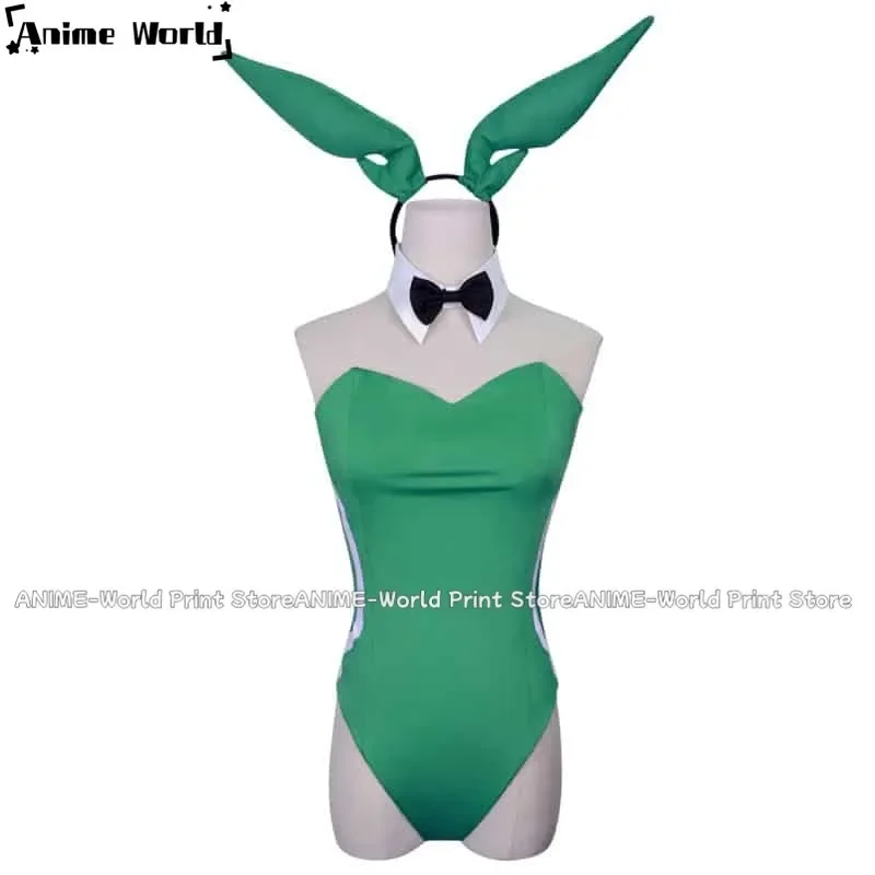 

《Custom Size》Anime Himiko Toga Green Bunny Ver. Cosplay Costume Halloween