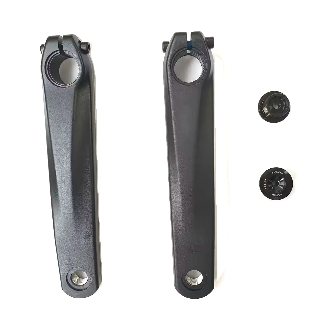 E8000 Mid Motor EB07 Crank Arm Set 170mm Left And Right Mid Motor Pedal Both Sides With Nuts Black For MTB Bike