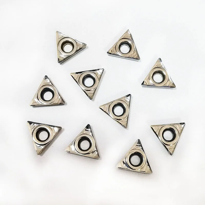 10pcs TCGT090202 AK TCGT090204 Broing Tools Carbide Inserts CNC Lathe Turning blade for Non-ferrous metal, Aluminum Copper Wood