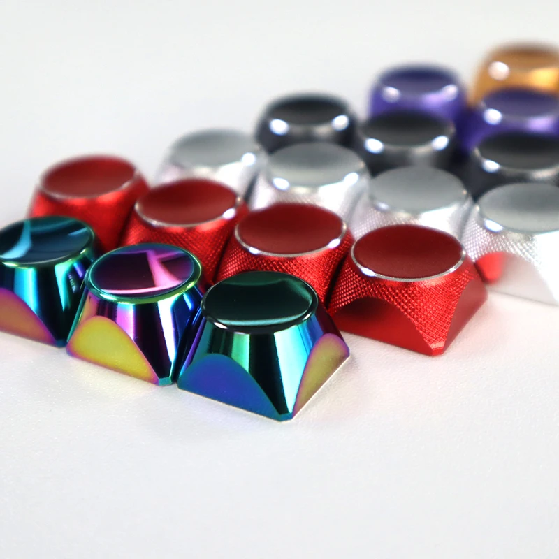 Luxmoc XDA High Mechanical Keyboard Color Gradient Aluminum Alloy Key Cap Electroplated Oxidized Keyboard Cap