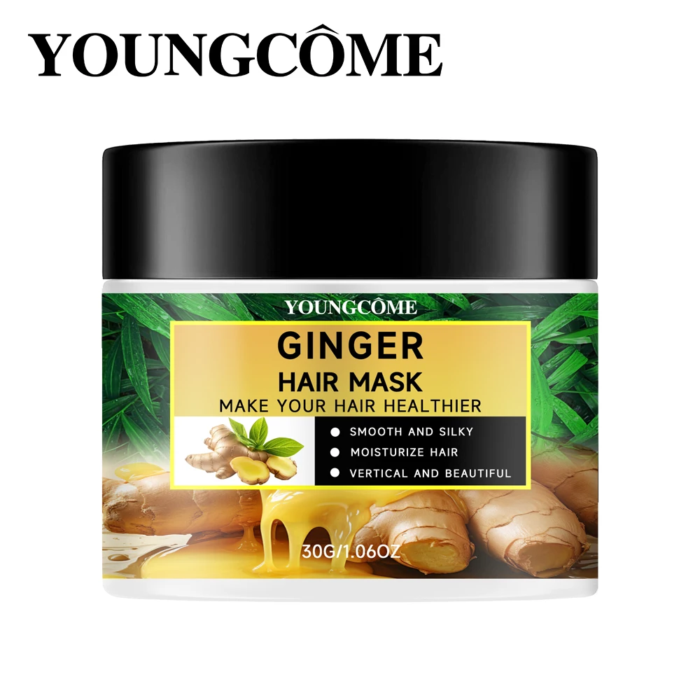 

Маска для волос Имбирное лечение волос Разглаживание Восстанавливающие поврежденные питающие маски Средства по уходу за волосами