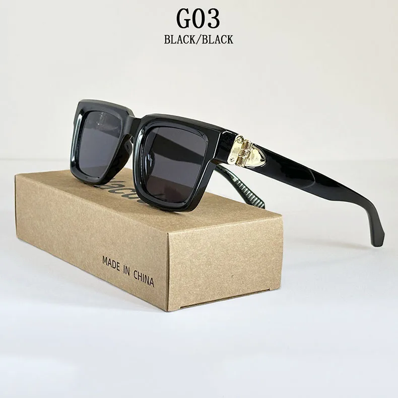 Millionär Quadratische Sonnenbrille Männer Vintage Luxus Sonnenbrille 2025, trendige Mode Gläser Gafas De Sol Hombre Lunette Soleil Femme – Detail 3