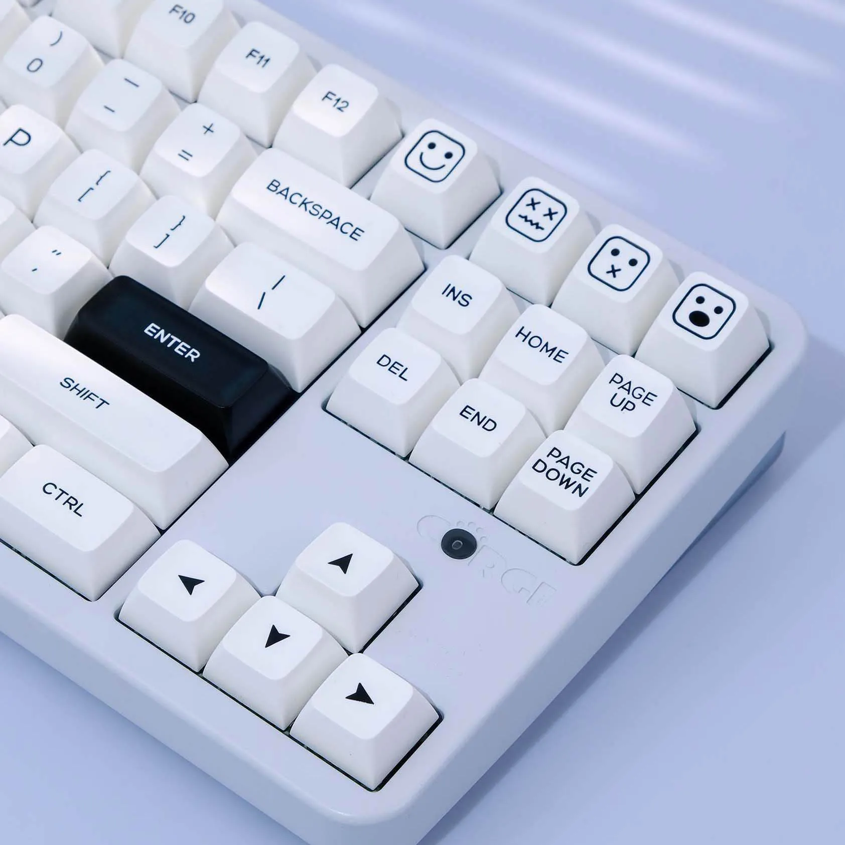 Imagem -03 - Double Shot Pbt Keycaps para Gamer Mecânica Perfil SA Preto no Teclado Branco Cherry mx Switches 160 Chaves