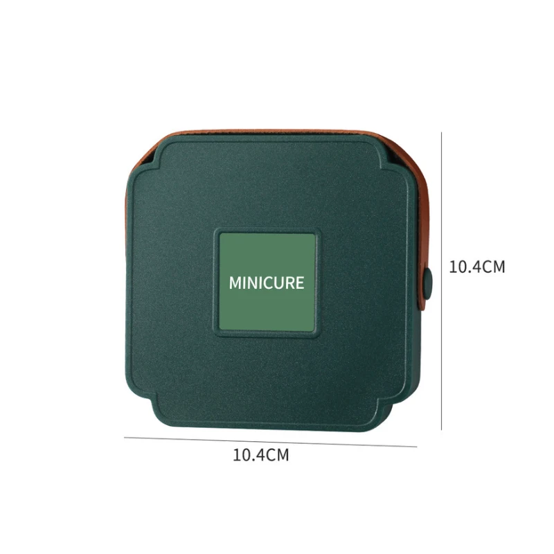 Ensemble de coupe-ongles en acier inoxydable, ensemble de ciseaux à ongles haut de gamme de précision, ensemble d'outils à ongles pour la maison de 9 pièces avec pincettes et cuillères auriculaires