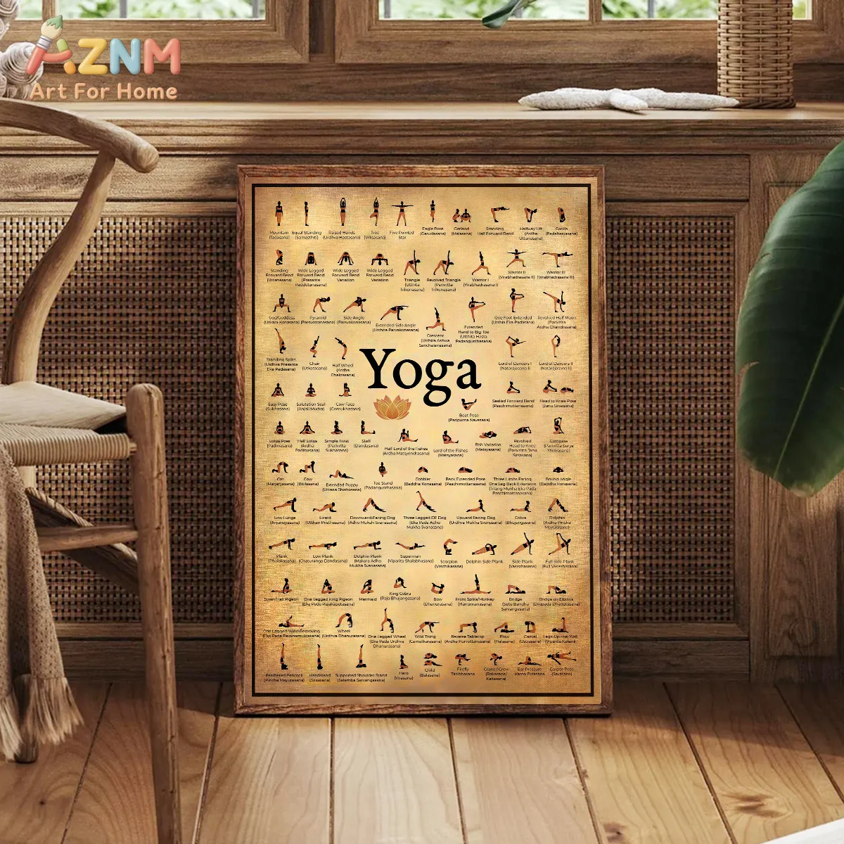 AZNM ingelijste canvas print y - Home Gym Routine recensie en prijs