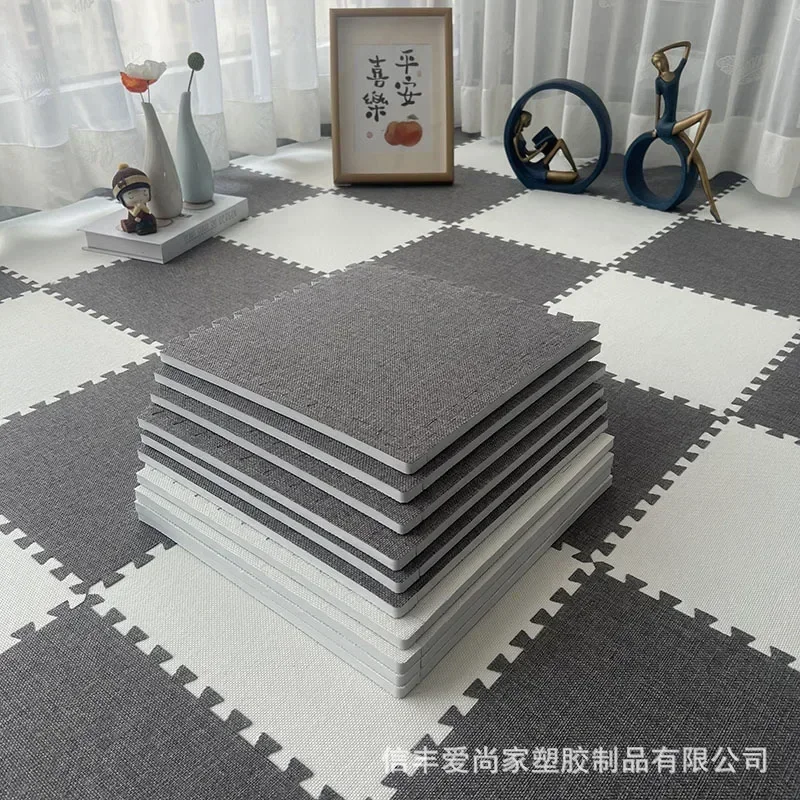 

Foam floor mats Household carpets Bedrooms can be spliced Washable linen blankets Piaochuang Balcony tatami floor mats