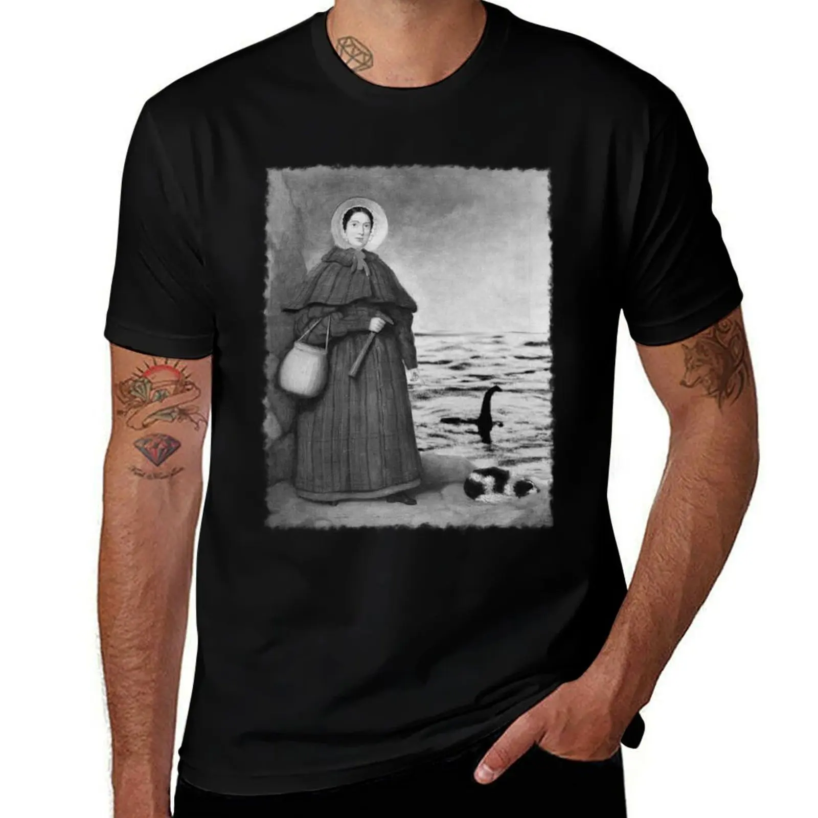 

Mary Anning at Loch Ness T-Shirt Festival Casual Short Sleeve