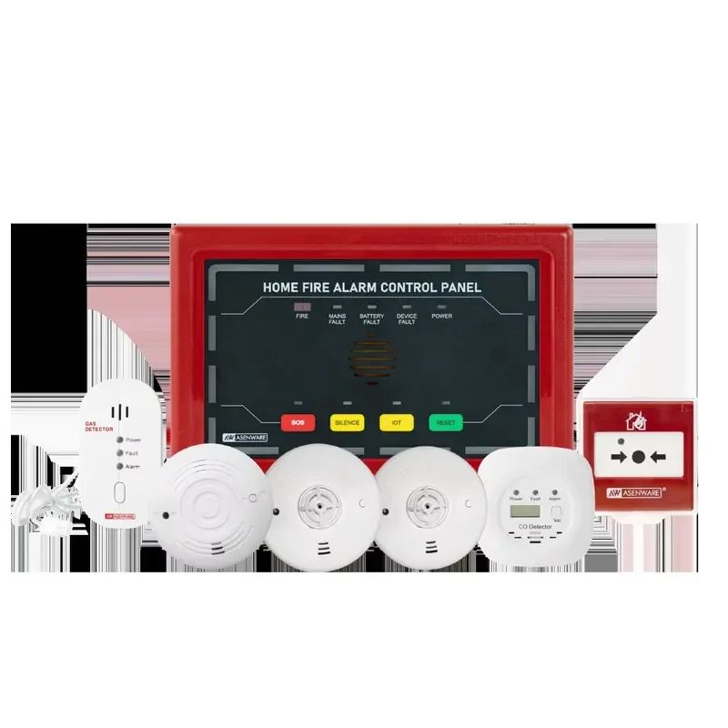 for Home Assistant Fire Alarm Control Panel Long Distance Wireless Connectivity Anti Interference Home Fire Alarms System