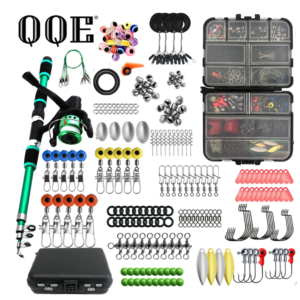 Fishing Hook Box - QQE New 1.8M Telescopic Fishing Rod