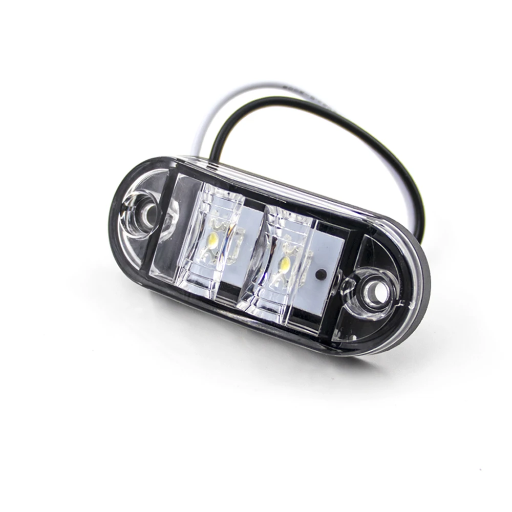 6x/8x/10x 12V 24V LED Side Marker Lights Warning Light Auto Car External Lights Trailer Truck Yellow White Red Clearance Lights