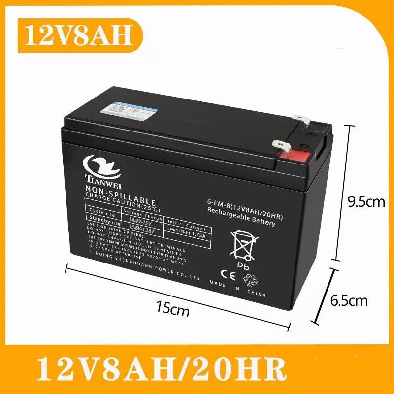 Nieuwe 6V 12V Oplaadbare Batterij Voor Kinderen Elektrische Voertuigen Speelgoed Auto's Motoren Kinderwagens Batterij 5Ah 7Ah 8Ah 12Ah