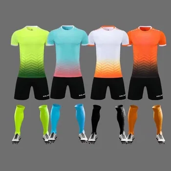 new 2024 Kelme Children's sports suit American soccer shirt Training wear games rugby Football  Men Kids Sets Kit uniform 2202