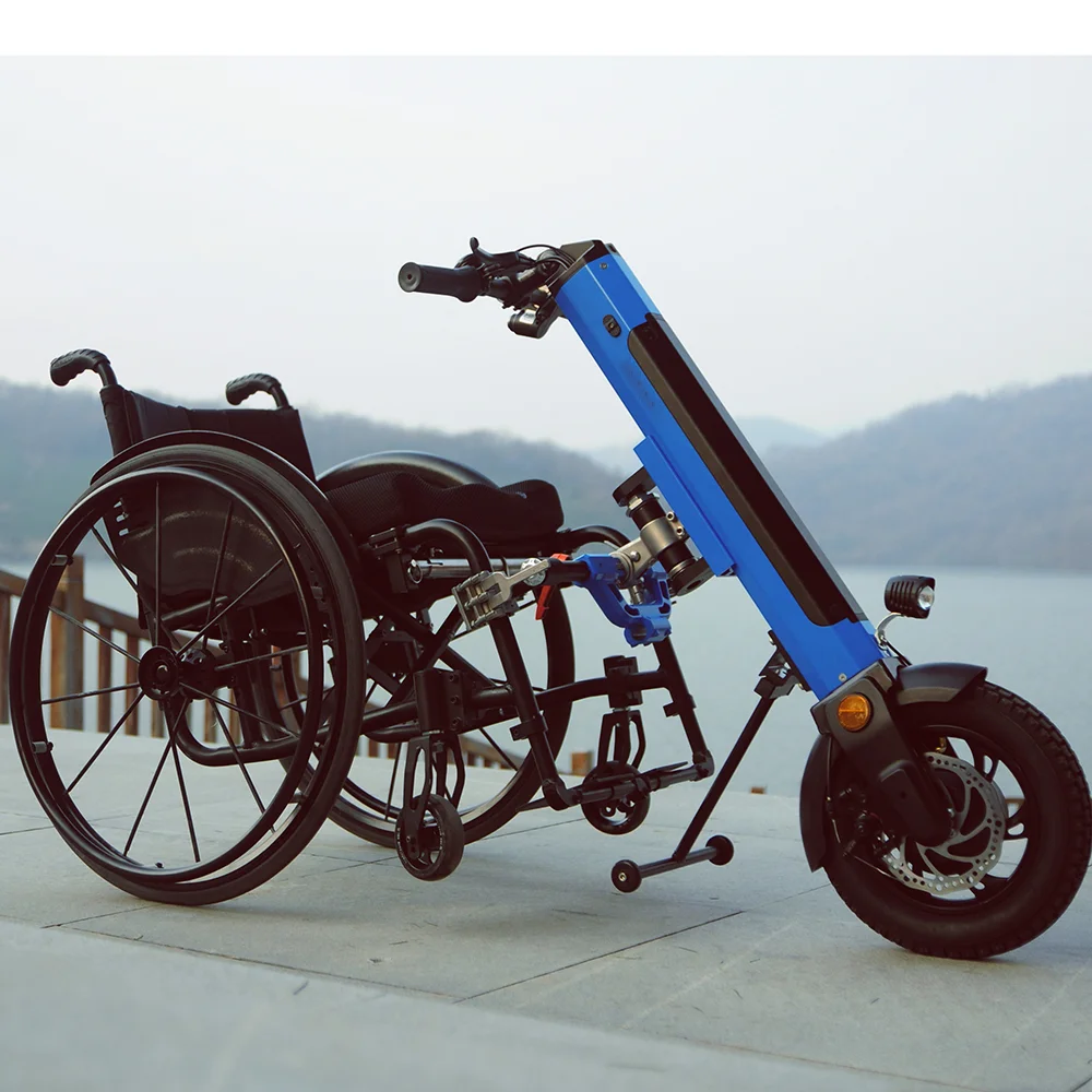 Detachable manual disabled wheelchairs electric trailer head