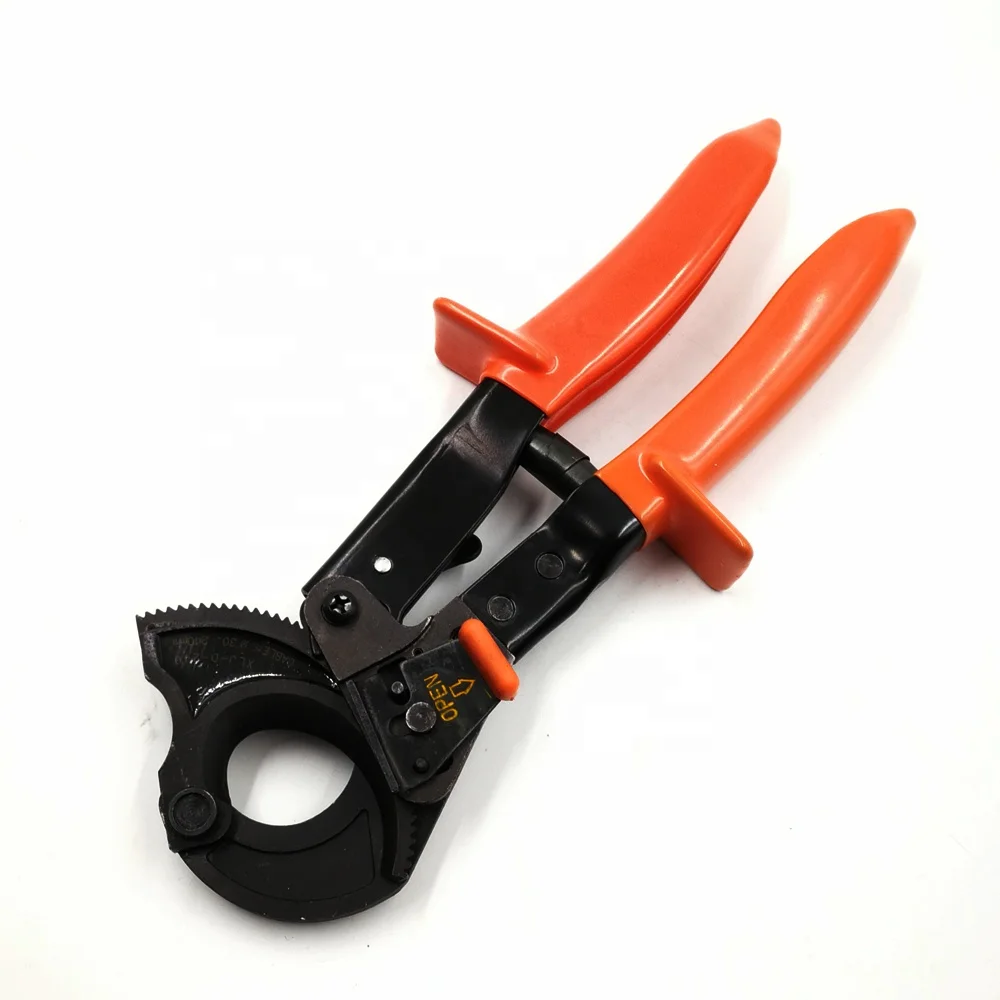 

Easy Used Ratcheting Wire Cutting Shears D-240 Heavy Duty Cable Cutter Tools 240 Mechanical Plier