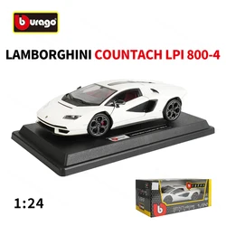 Bburago 1:24 Lamborghini Countach LPI 800-4 Sports Car Static Die Cast Vehicles Collectible Model Car Toys