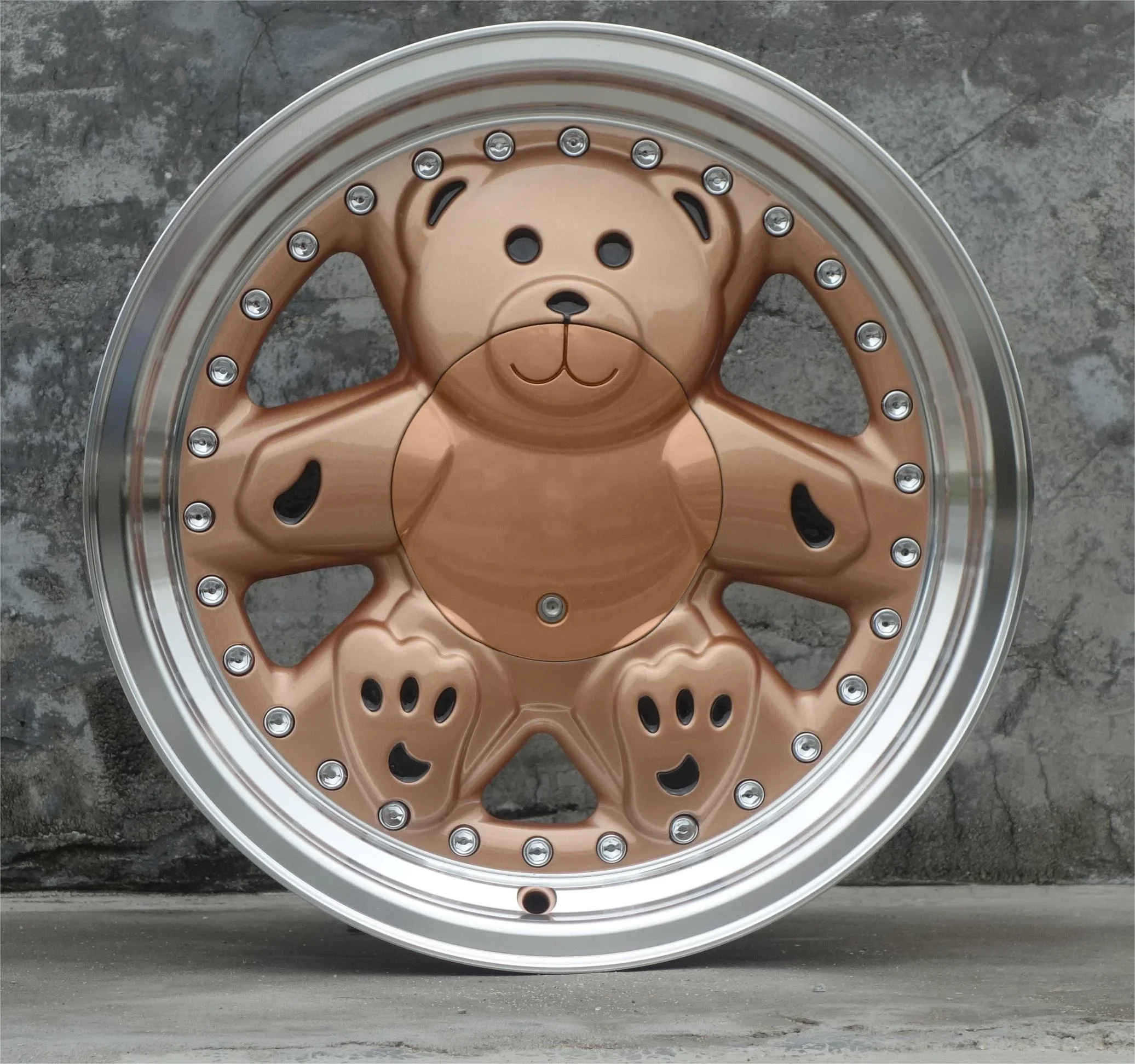 Casting Rims All Sorts Of Color Cute Teddy Bear Rims Wheels 14 15 16 17 Inch Car Alloy Wheels Aluminium Wheels