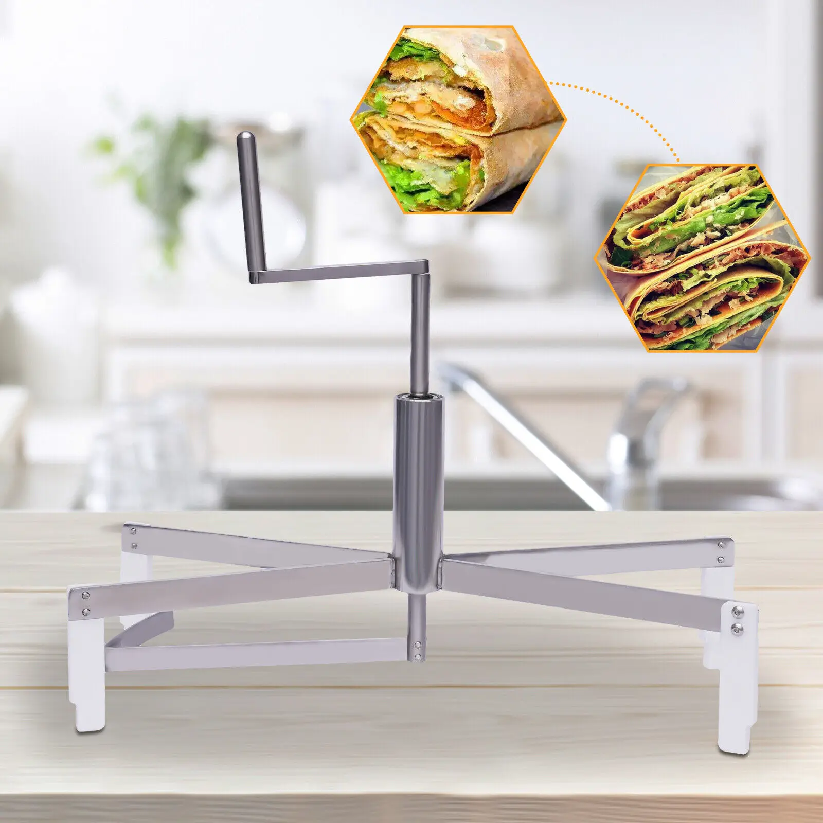 Crepe & Pancake Making Machine - Commercial Stainless Steel Batter Spreader