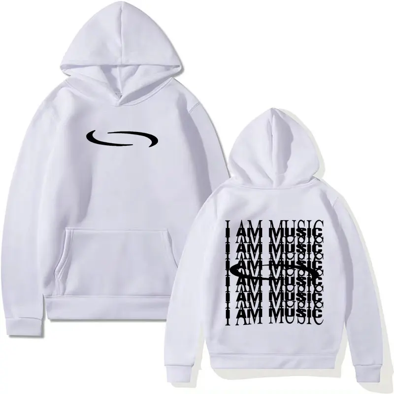 Playboi Carti I AM Music Logo Hoodie para homens e mulheres, moletons Hip Hop Vintage, Ken Carson, Narcissist Tour Rap, Harajuku