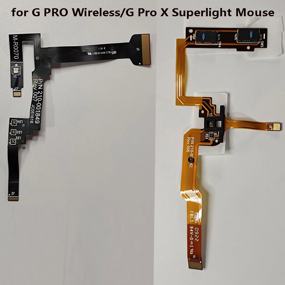 1 قطعة كابل الماوس المرن ل Logitech G Pro X Superlight/G Pro ماوس لاسلكي مفاتيح جانبية اللوحة الأم أجزاء كابل لوحة دوائر كهربائية