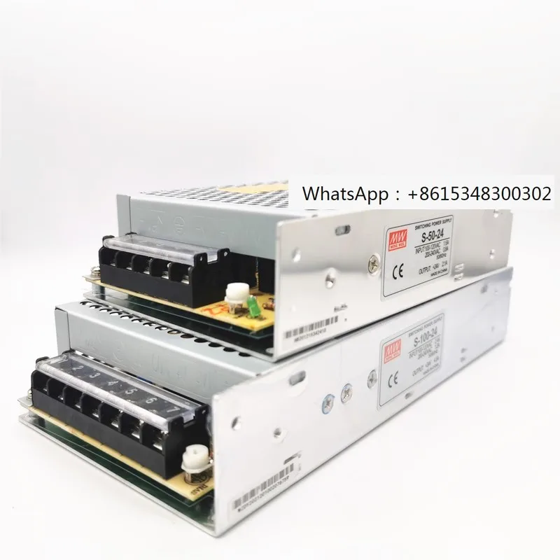 Mingwei Switching Power Supply S-35W/50W/100W/120W/150W/200W/350W/500W High Power 24V