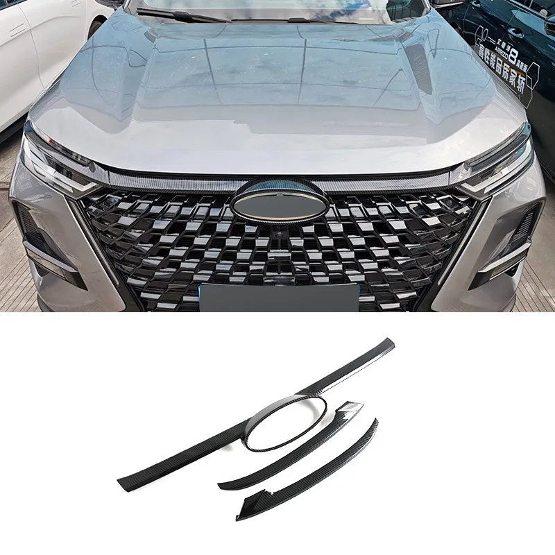 

For 2024 Chery Tiggo 8 PRO Front Grille Decorative Frame Grille Trim Protective Sticker Exterior Modification Decoration