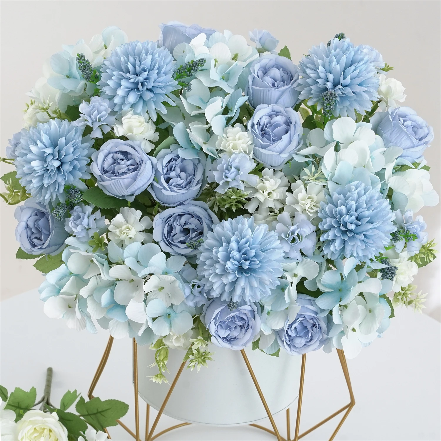 1/3pcs Silk Peony Hydrangea chrysanthemum Bouquet - Perfect 