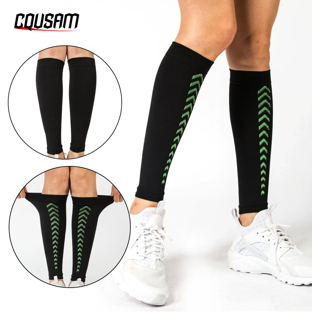 1 Pair Calf Compression Sleeves for Men and Women - Leg Compression Sleeve - Footless Compression Socks for runners