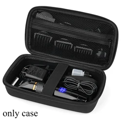 Hair Clipper Barber Case, Trimmer Travel Storage Organizer Box for Hatteker oneisall Ufree Novah Finisher Liner Bag(Case Only)