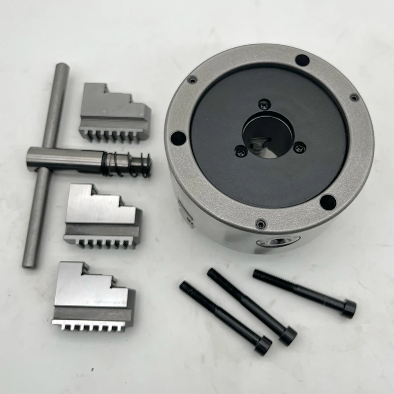 Lathe Chuck 125mm Front Mount SANOU Brand 3 Jaw Self-Centering Lathe Chuck K11-125 Manual Metal Chuck