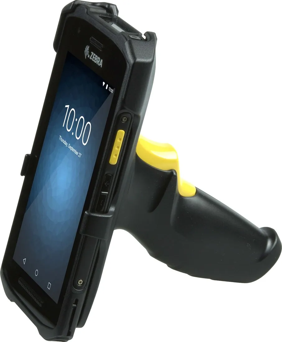 كمبيوتر محمول Zebra TC21 مزود بكاميرا ماسح الباركود الزرقاء Wi-Fi Android 11 (TC210K-02A222-CN)