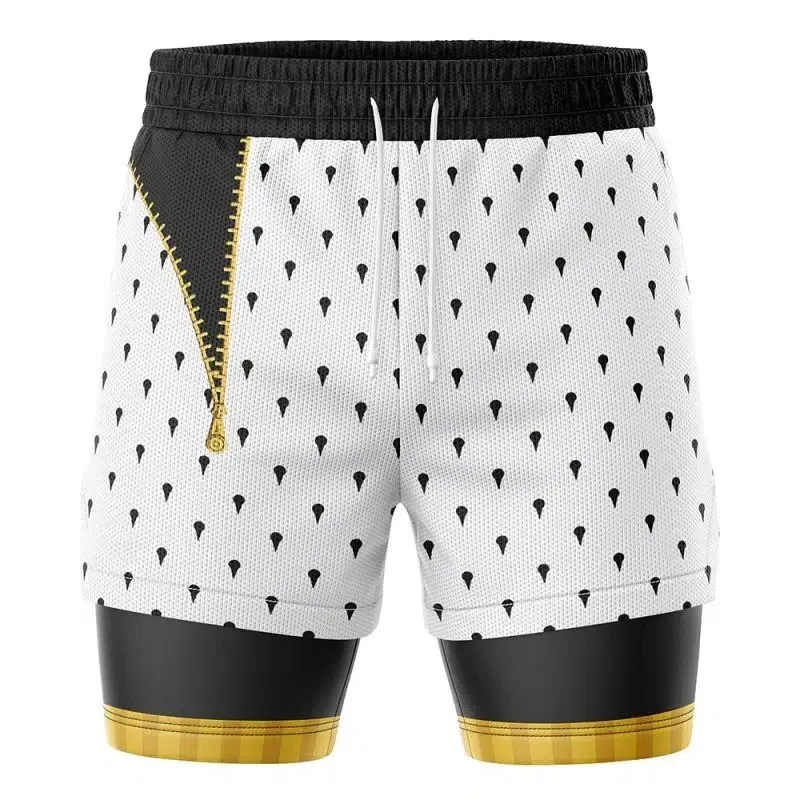 2026 Breathable Japanese Anime Series Double Layered Casual Men's Shorts