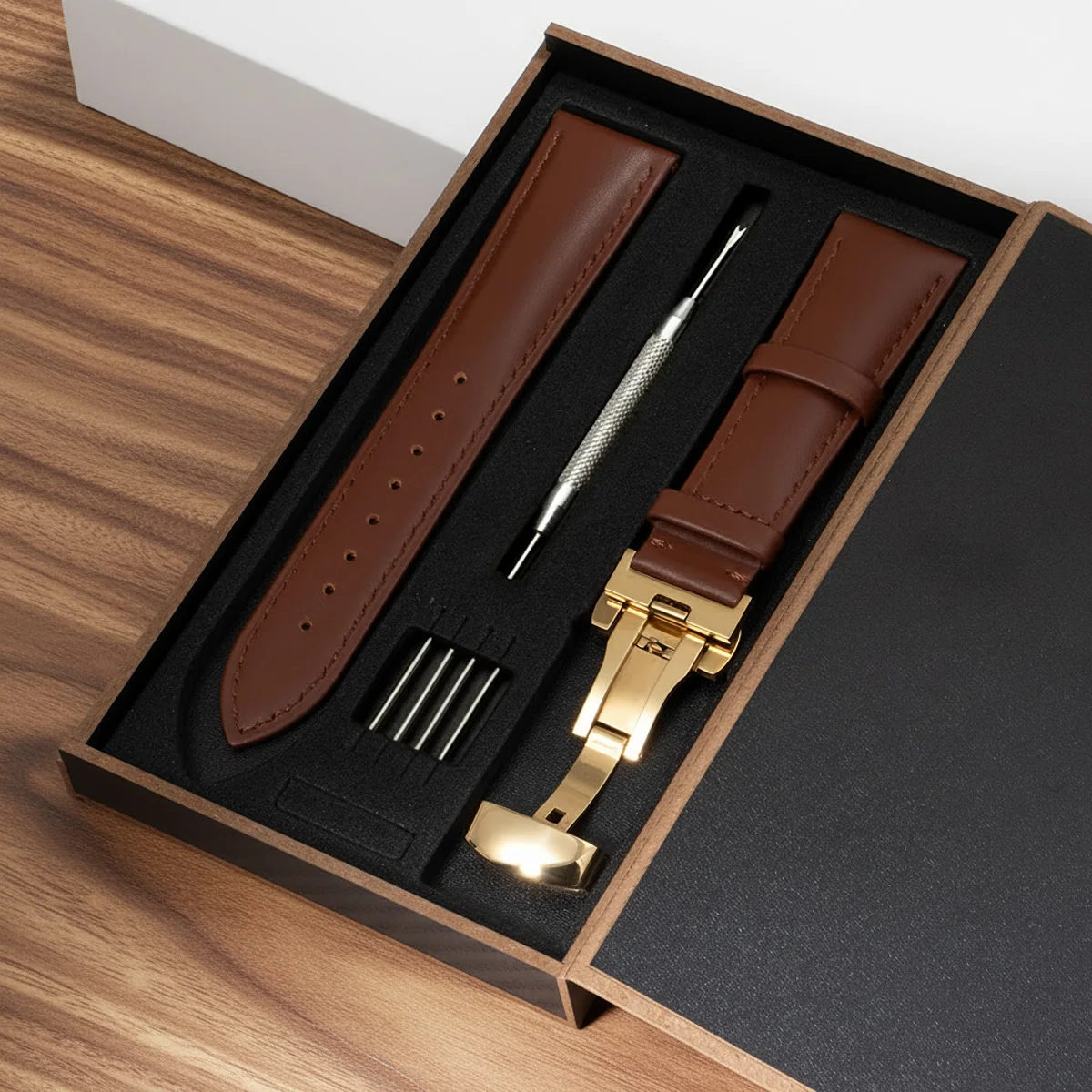 Neues 18mm 20mm 22mm Lederarmband für Samsung Galaxy Watch Classic Business-Armband für Huawei Watch GT6 GT5 4Pro 46mm Band