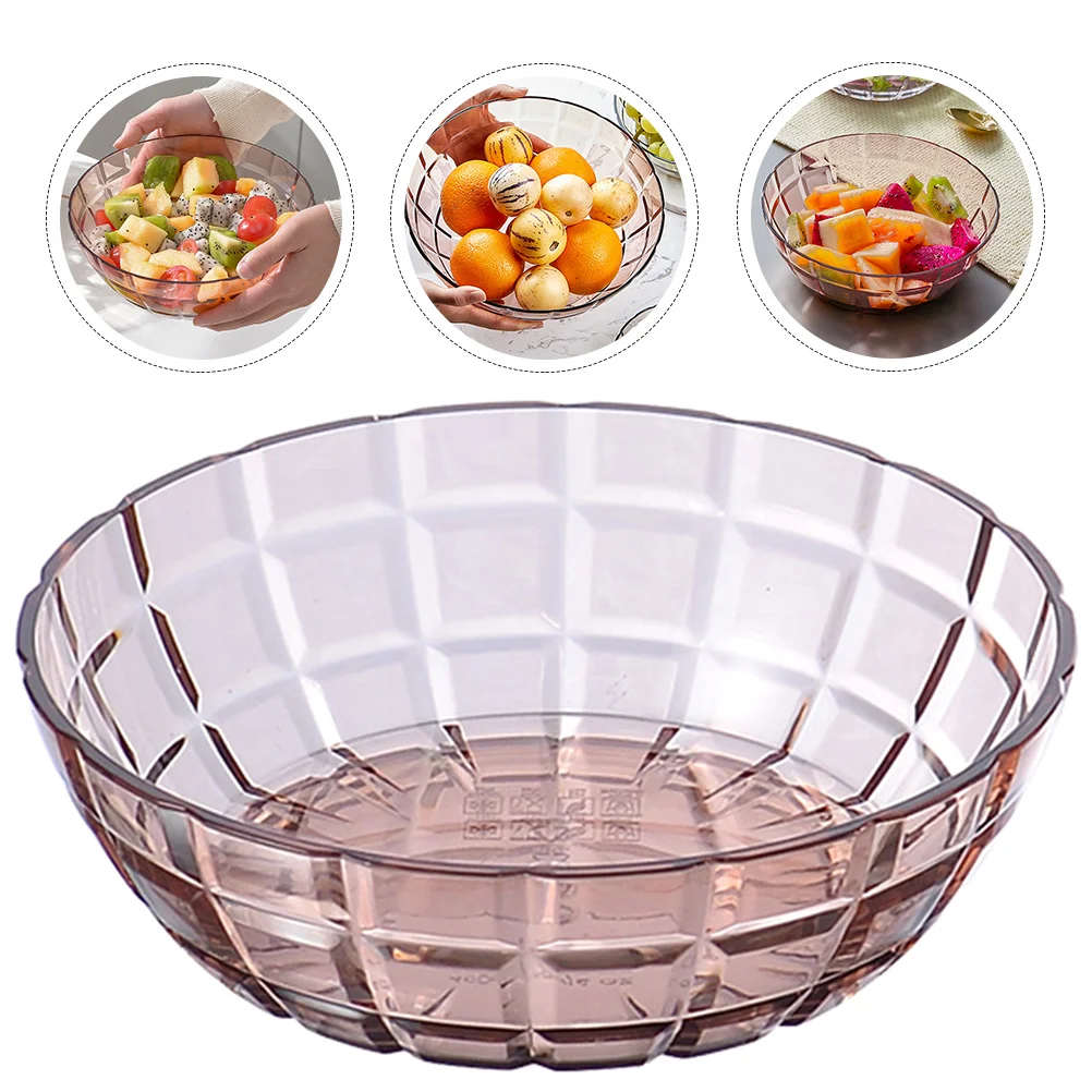 Fruit Tray Large Mixing Bowls Vegetable Serving Household Practical Food Storage Clear Plates