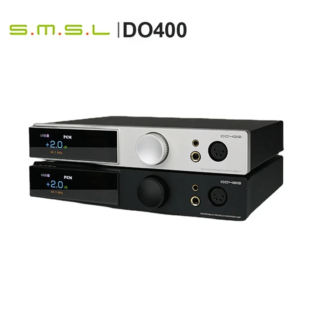 SMSL-decodificador de Audio DO400 con Bluetooth 5,1, auriculares HIFI totalmente equilibrados, amplificador DAC PCM de 32 bits/768kHZ DSS512 con Control remoto