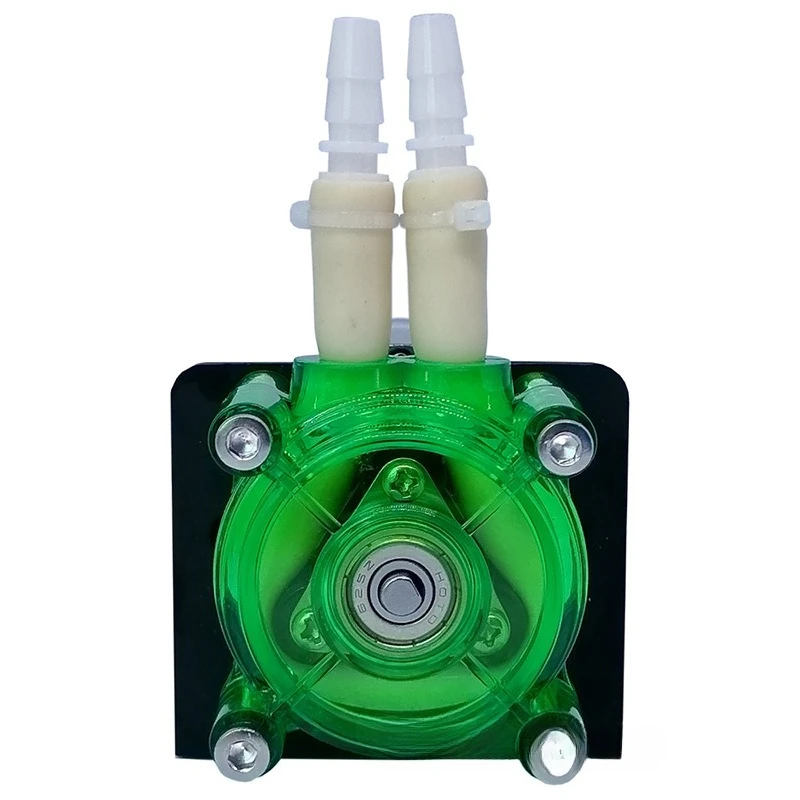 Large flow peristaltic pump Easy-to-install titration pump BPT pipe 12V/24V 500mL/min Right angle corrosion resistance